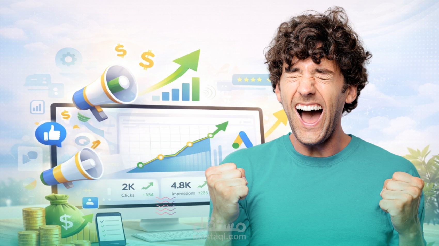 عنوان العمل: إدارة وتحسين حملة إعلانية لمستشفى في الرياض عبر Google Ads