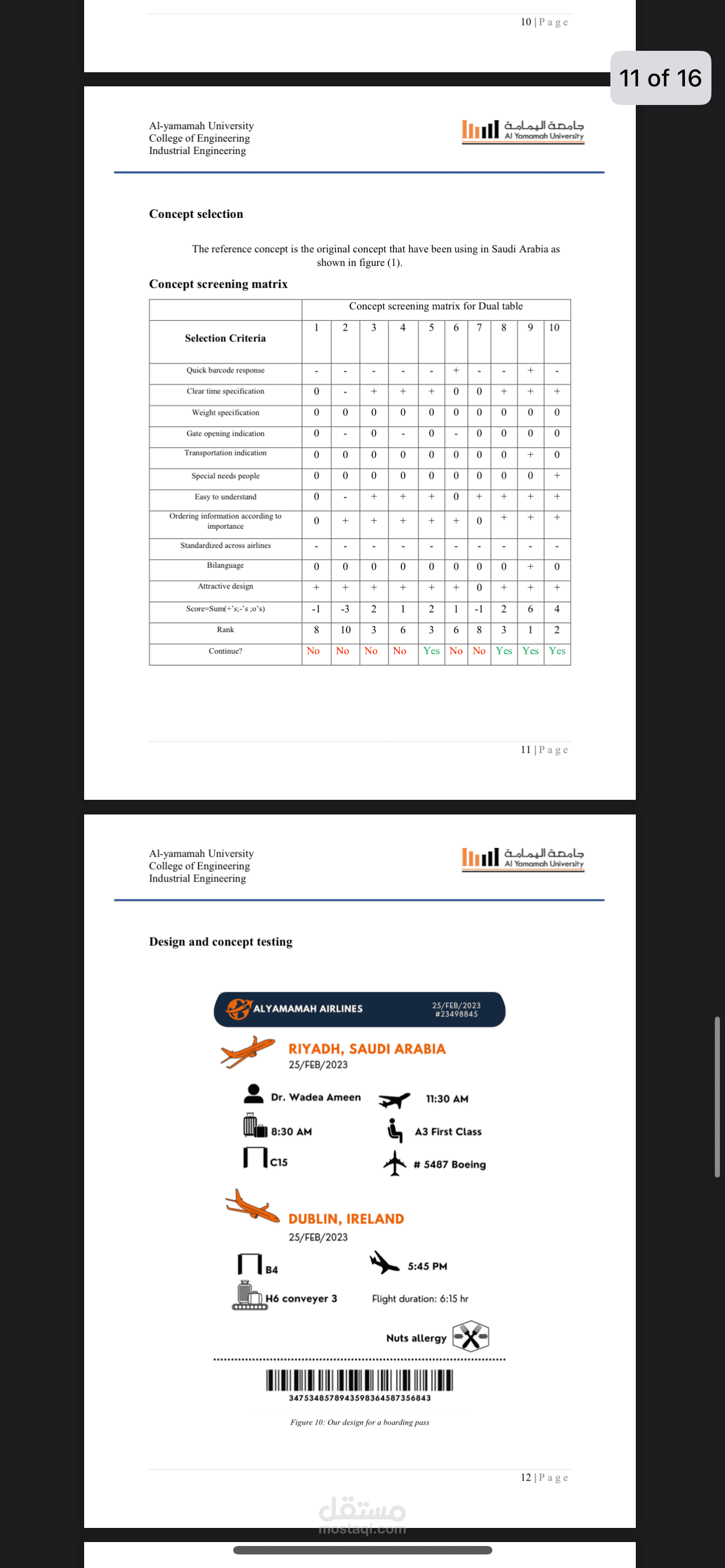 Product Design and Development Of Boarding Pass