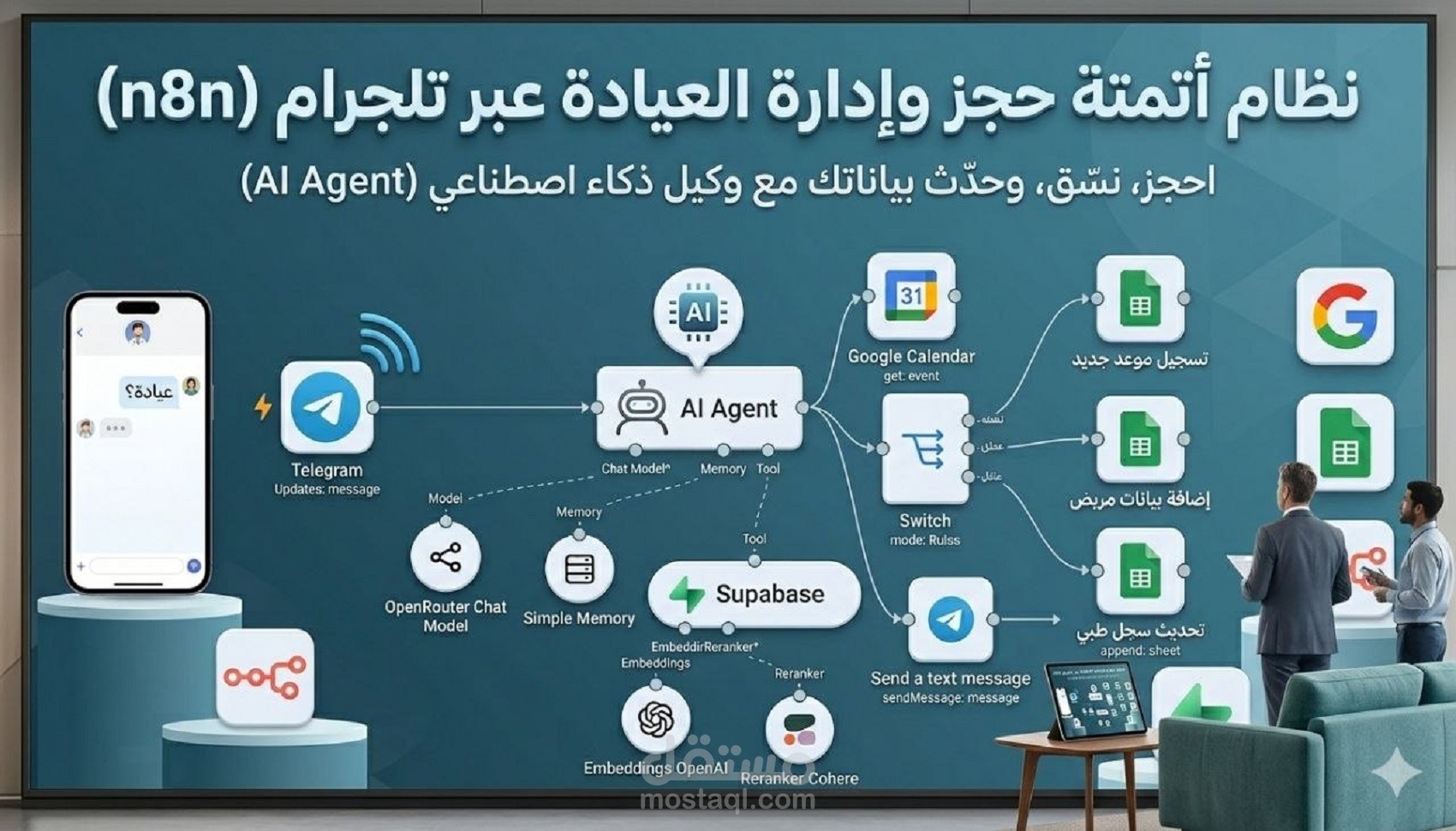 بوت خدمه عملاء لعياده طبيه وحجز المواعيد