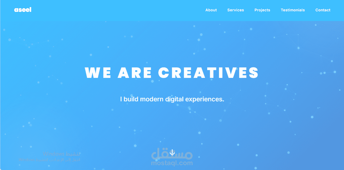 Creative Portfolio Website