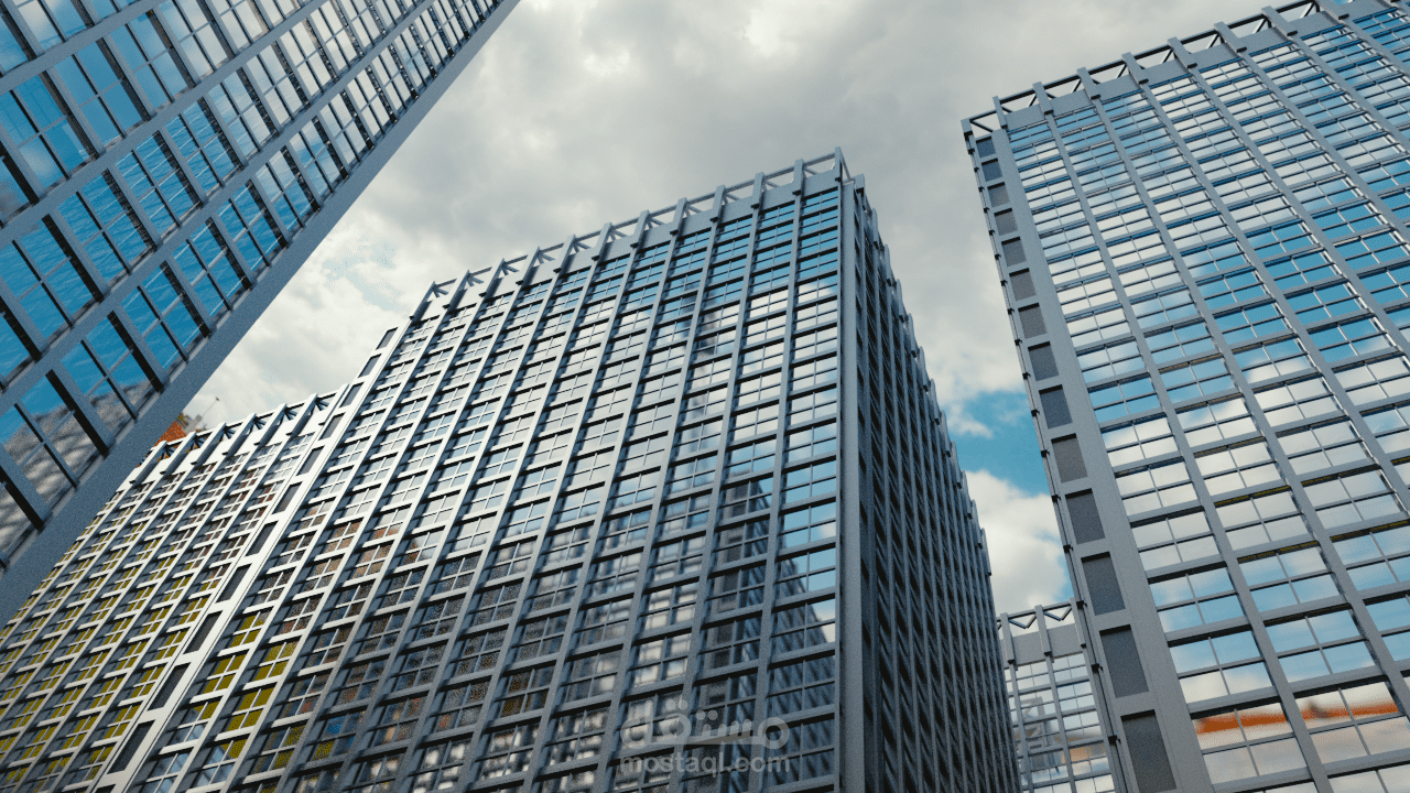 تصميم معمارى خارجى - ناطحة سحاب
