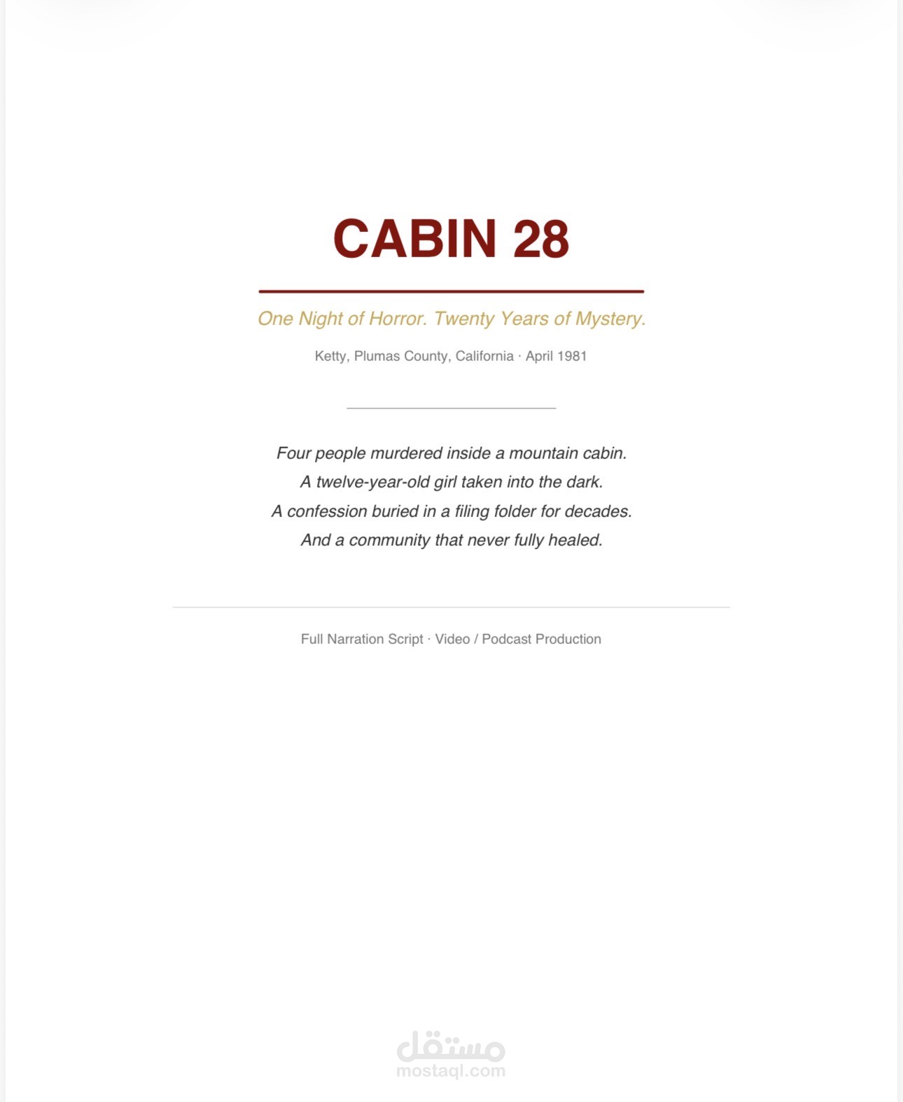 CABIN 28