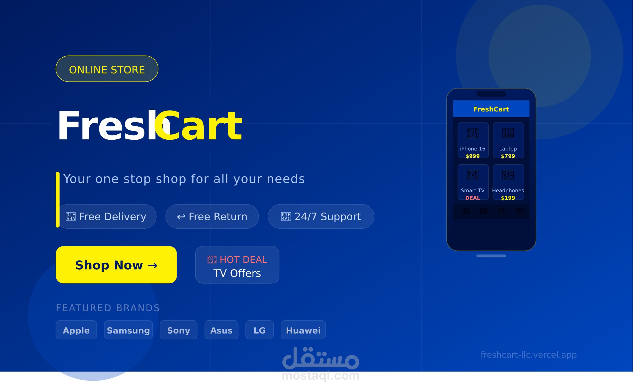 FreshCart Store-Ecommerce