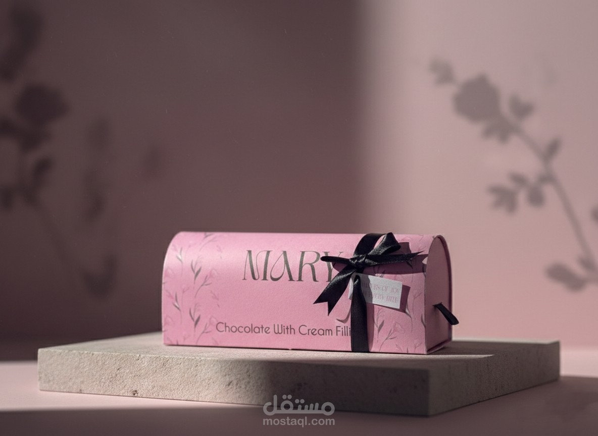 تصميم تغليف لمنتج بسكويت.