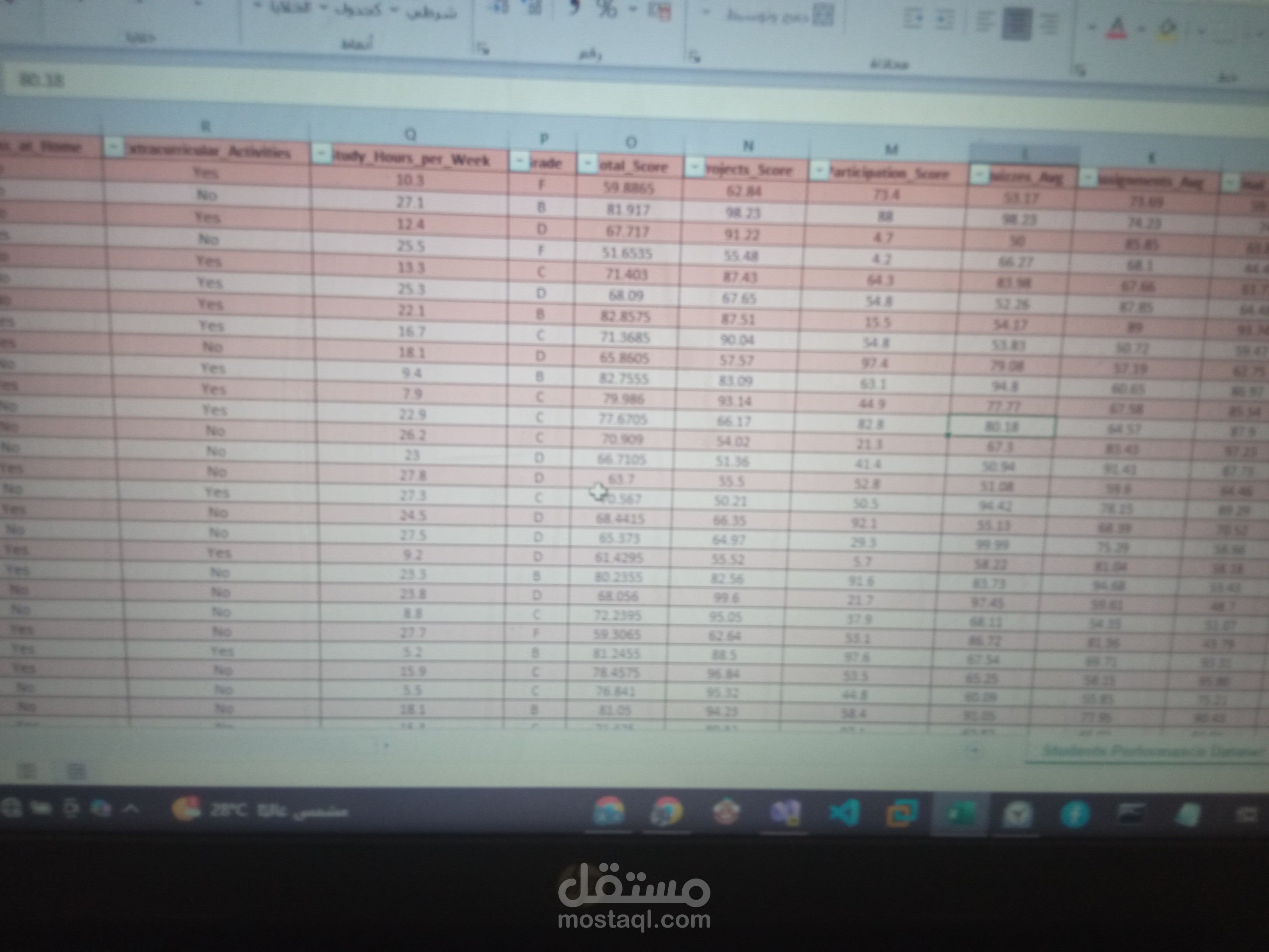 ادخال بيانات عن طريق Excel