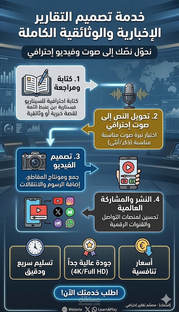 التقارير الاخبارية والوثائقية