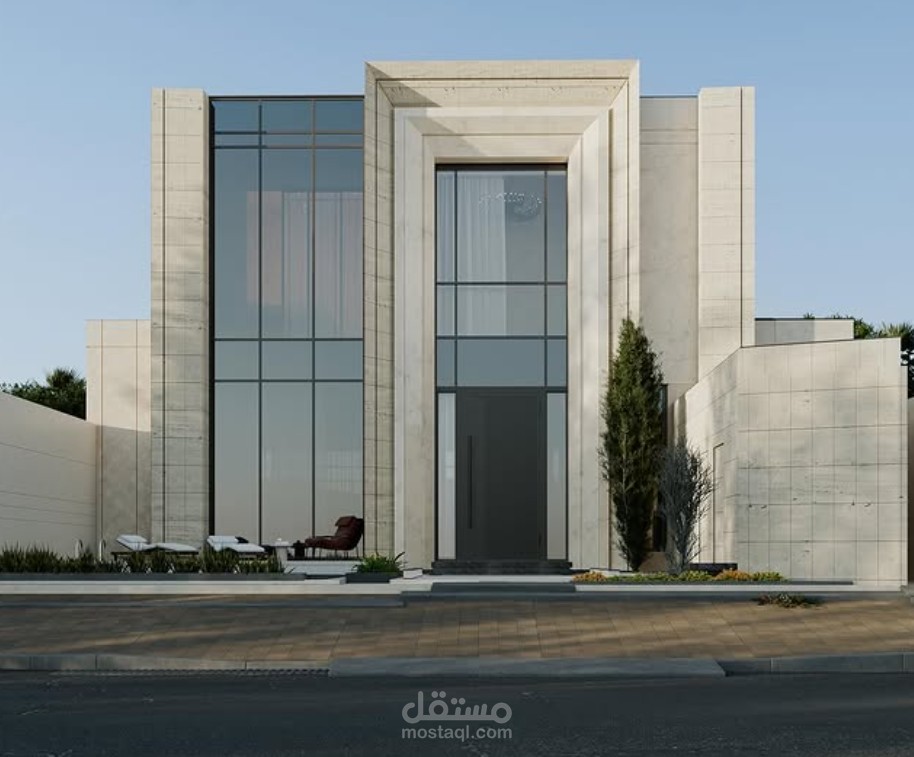 تصميم واجهة ستايل مودرن 01