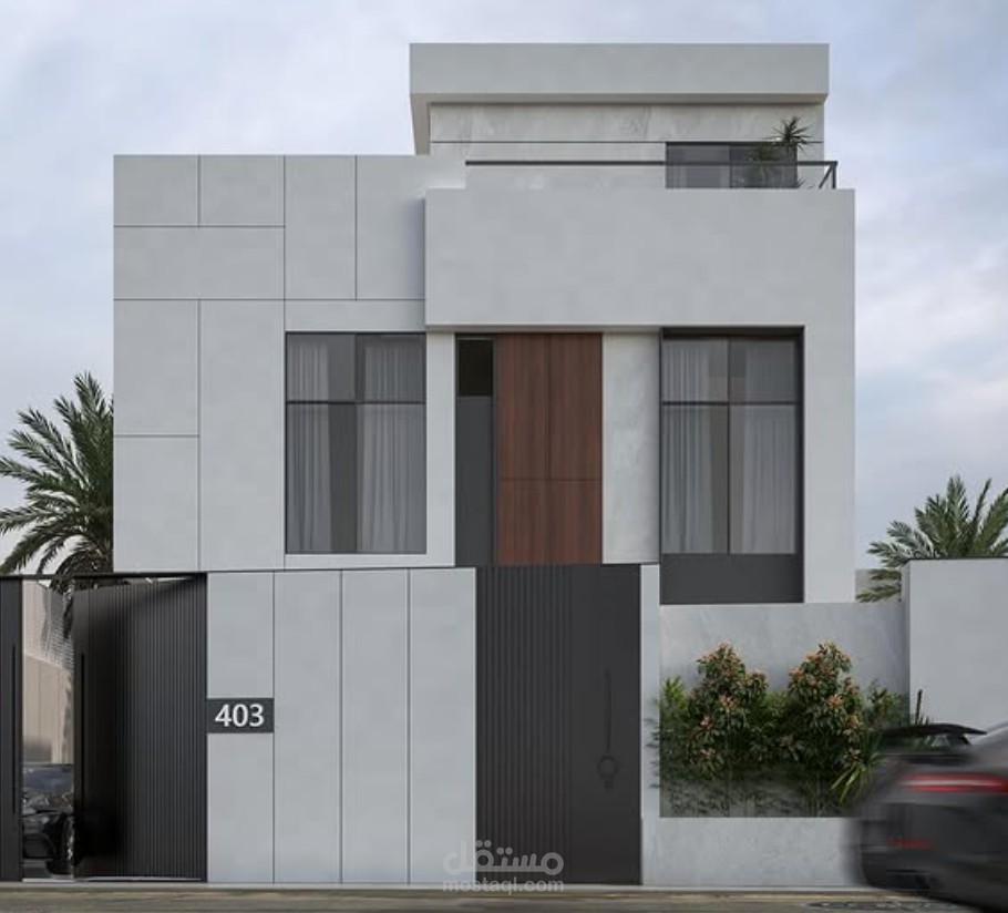 تصميم واجهة ستايل مودرن 06