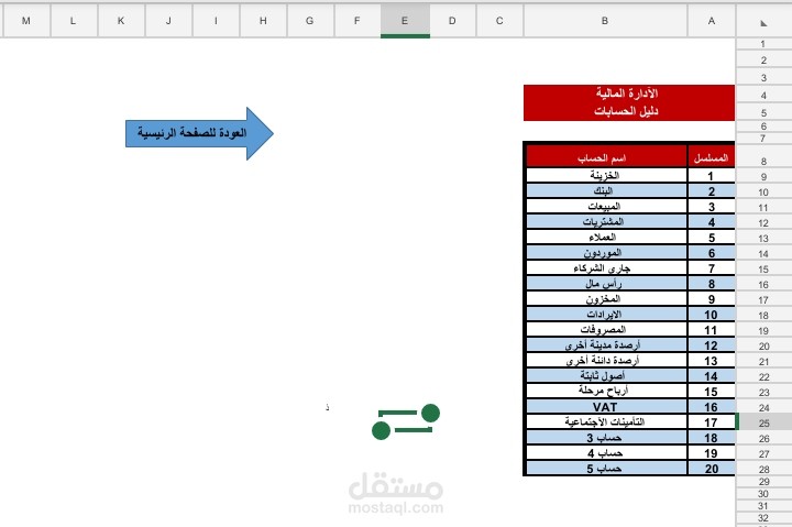 نظام محاسبي على الاكسل