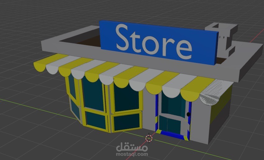 تصميم حزمة مجسمات وأصول ألعاب متكاملة (3D Low-Poly Game Assets)