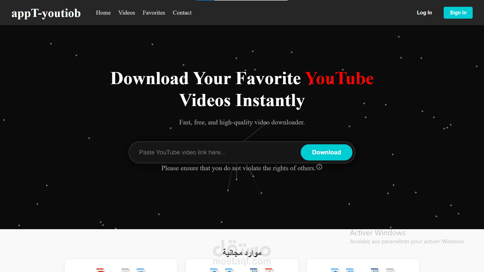 تطبيق appT-youtiob: لتحميل فيديوهات YouTube