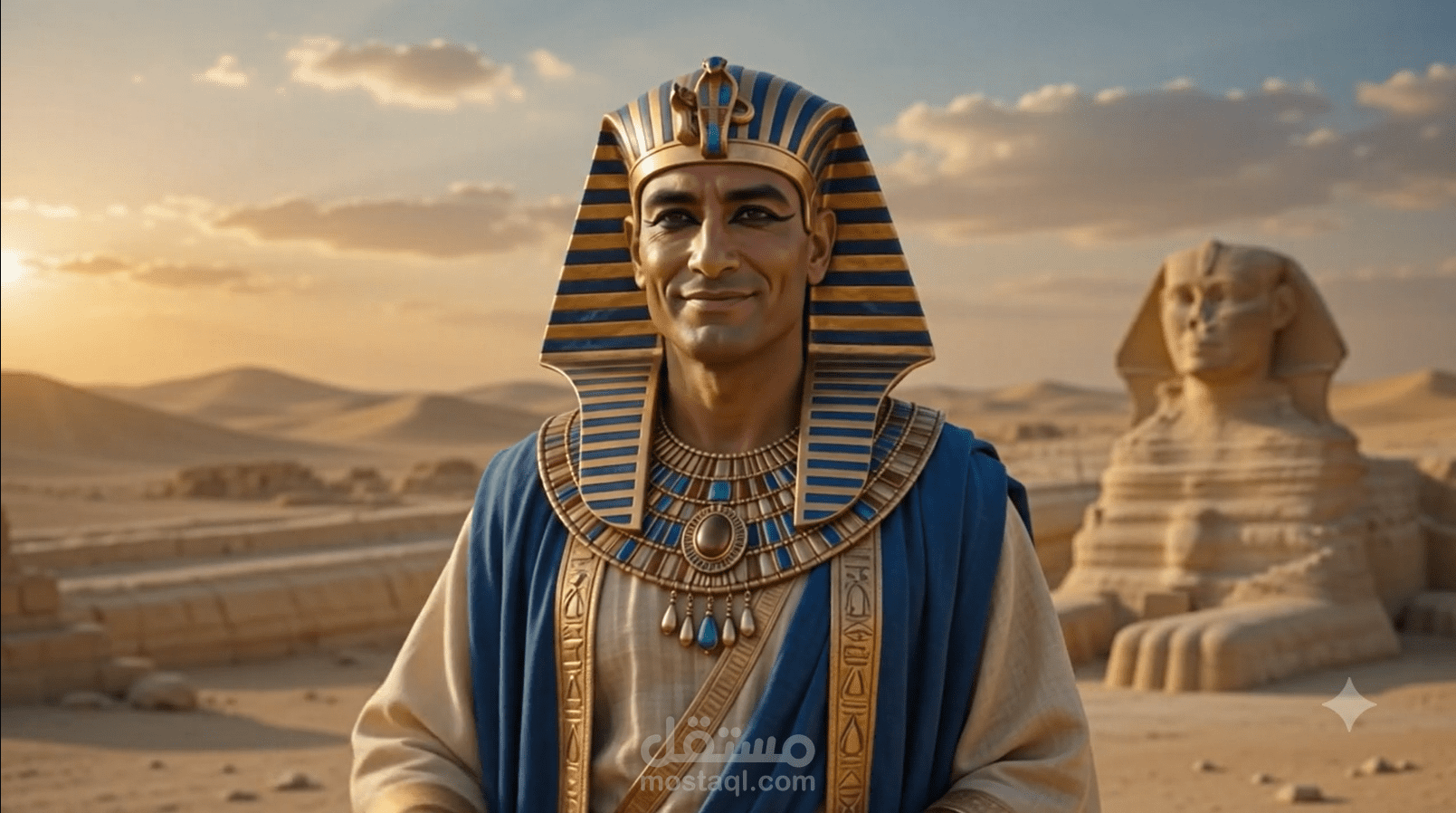 قمت بتصميم وإنتاج فيديو احترافي عن الحضارة المصرية القديمة باستخدام تقنيات الذكاء الاصطناعي، بهدف تقديم تجربة بصرية مميزة تستعرض عظمة التاريخ المصري وإنجازاته الحضارية بأسلوب حديث وجذاب.