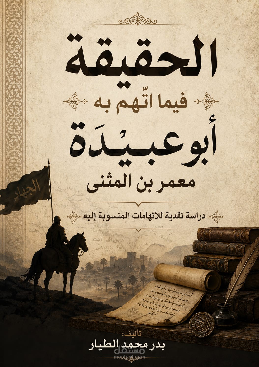 بحث بعنوان: الحقيقة فيما اتُّهِم به أبو عبيدة ) من تأليفي .