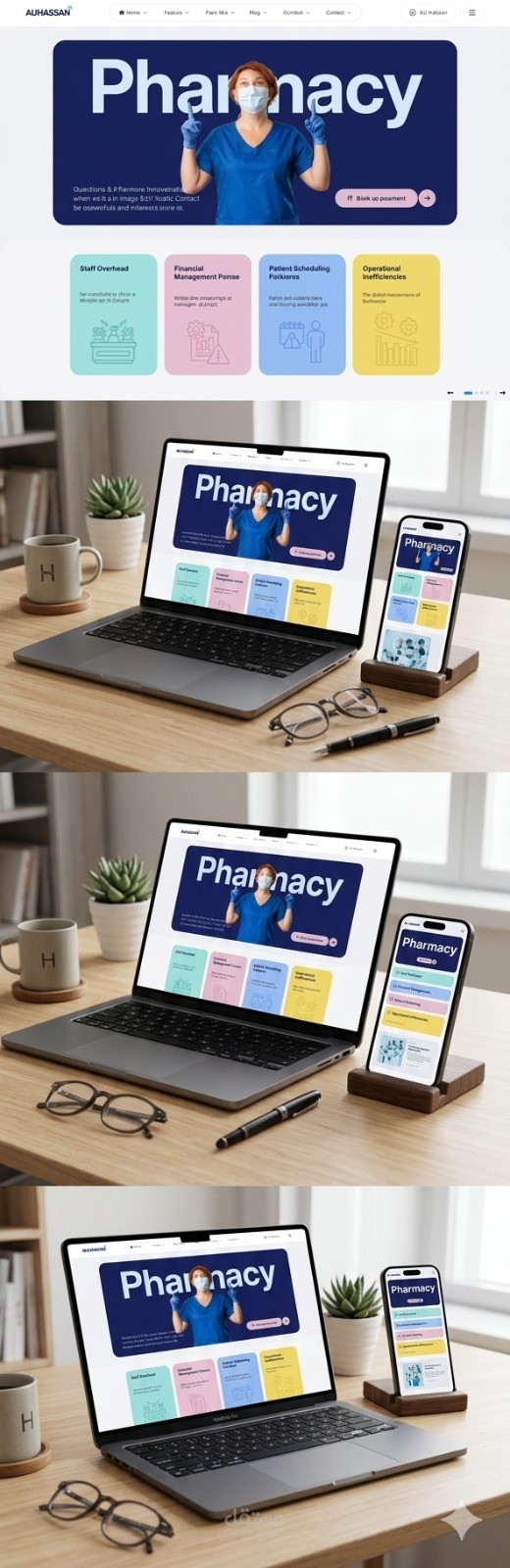 منصة استشارات طبية  Medical Consultation Landing Page