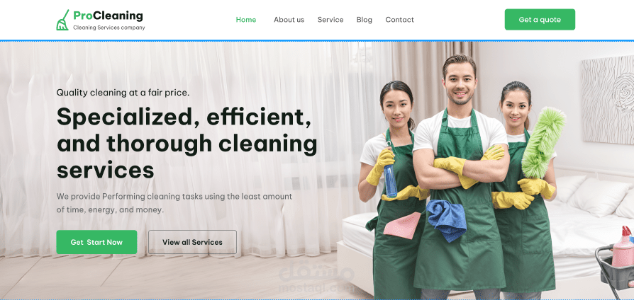 the Cleaning Services