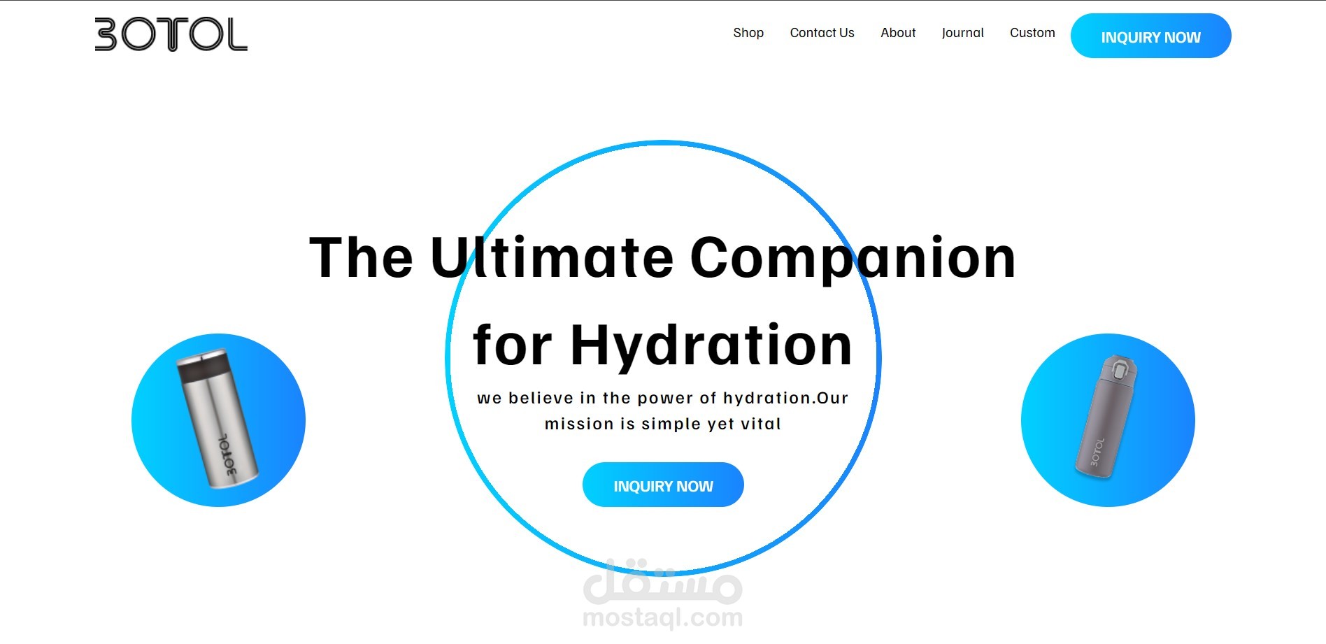 E-commerce Product Website Design