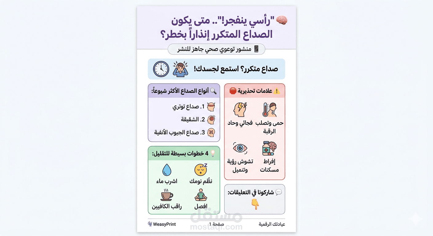 الصداع المتكرر
