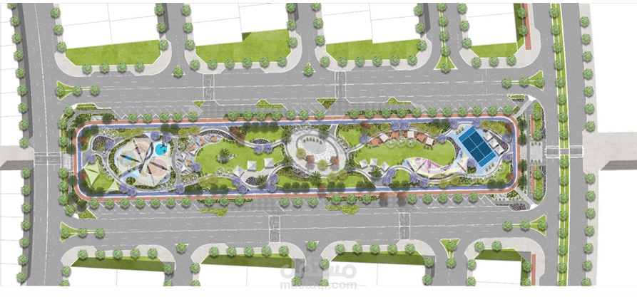 تصميم مخططات الاضاءة التنفيذية شوبدراونج لحدائق لاندسكيب Landscape واضاءة شوارع مشروع فى السعودية