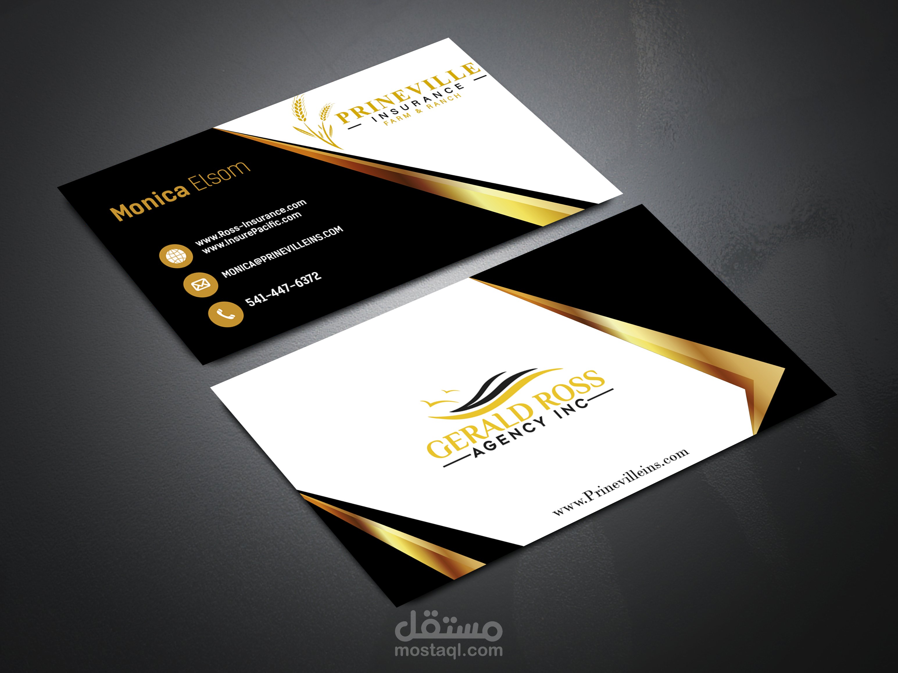 business carte Monica Elsom  insurance