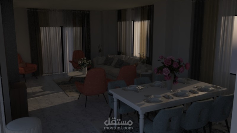 صاله وسفرة ٢