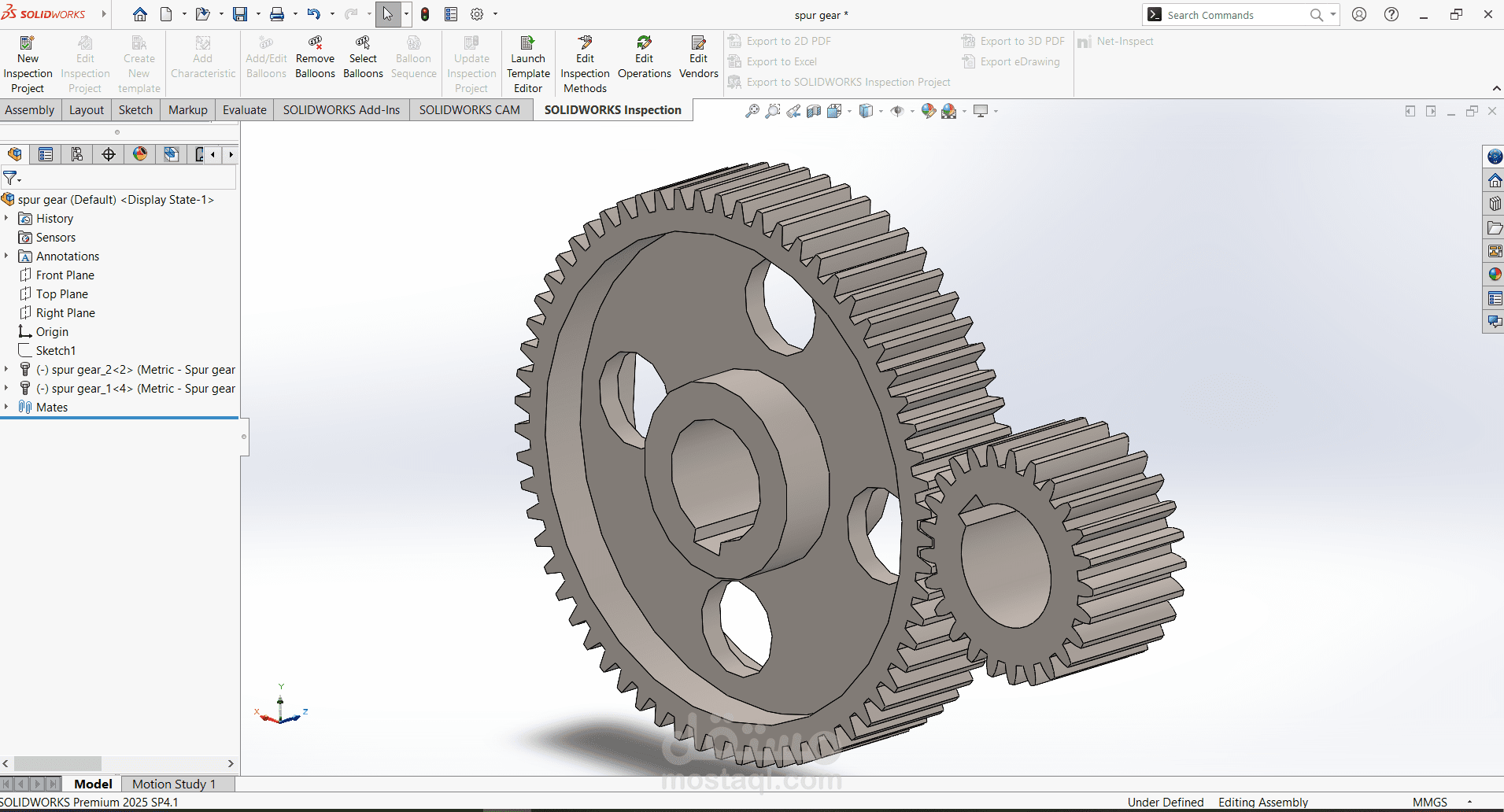 تصميم gearbox باستحدام solidworks