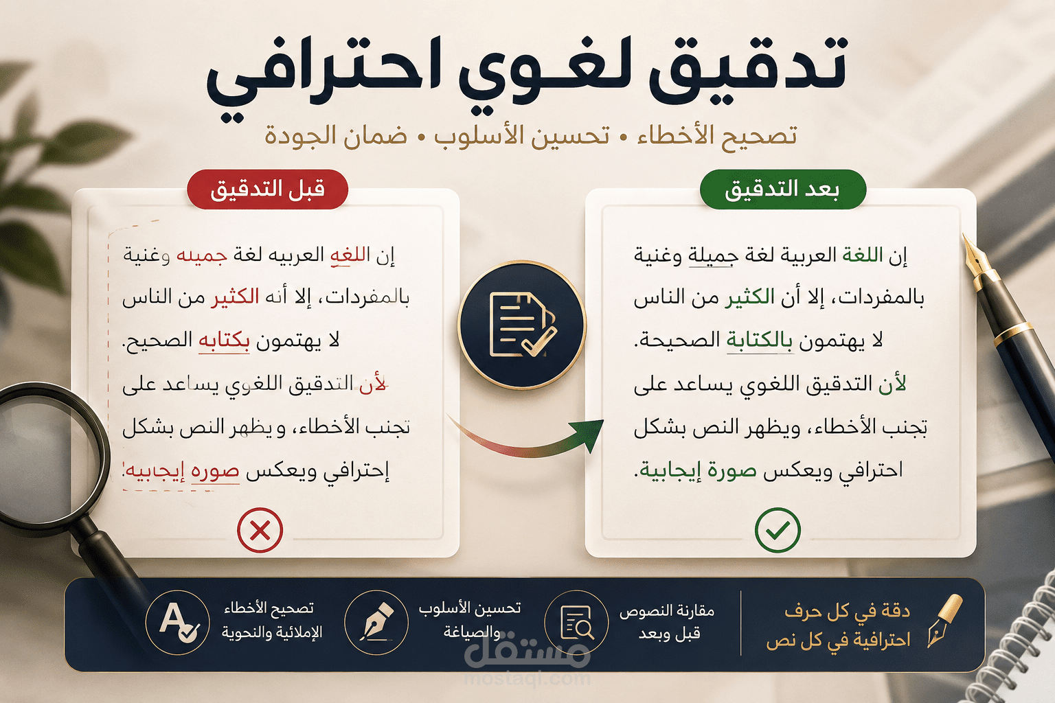 تدقيق لغوي احترافي واستخراج سجل الأخطاء (Error Log) لمقال إدارة مشاريع توطين الألعاب