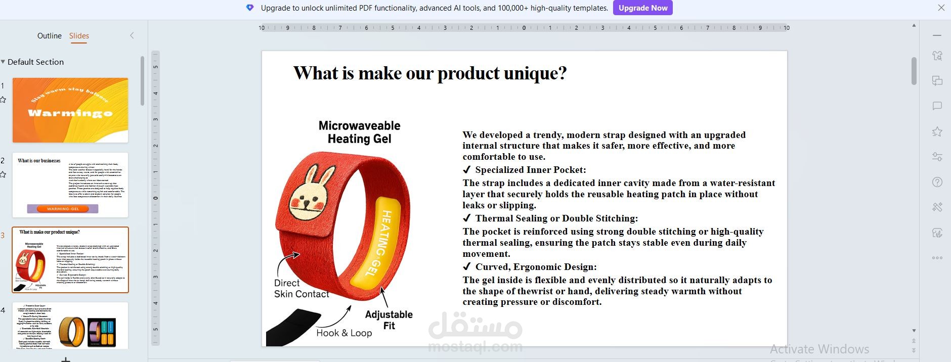 WARMINGO – Smart Heating & Cooling Bracelet Startup Project