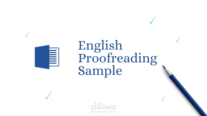 نموذج تدقيق لغوي احترافي واكتشاف الأخطاء (Proofreading & Error Logging)