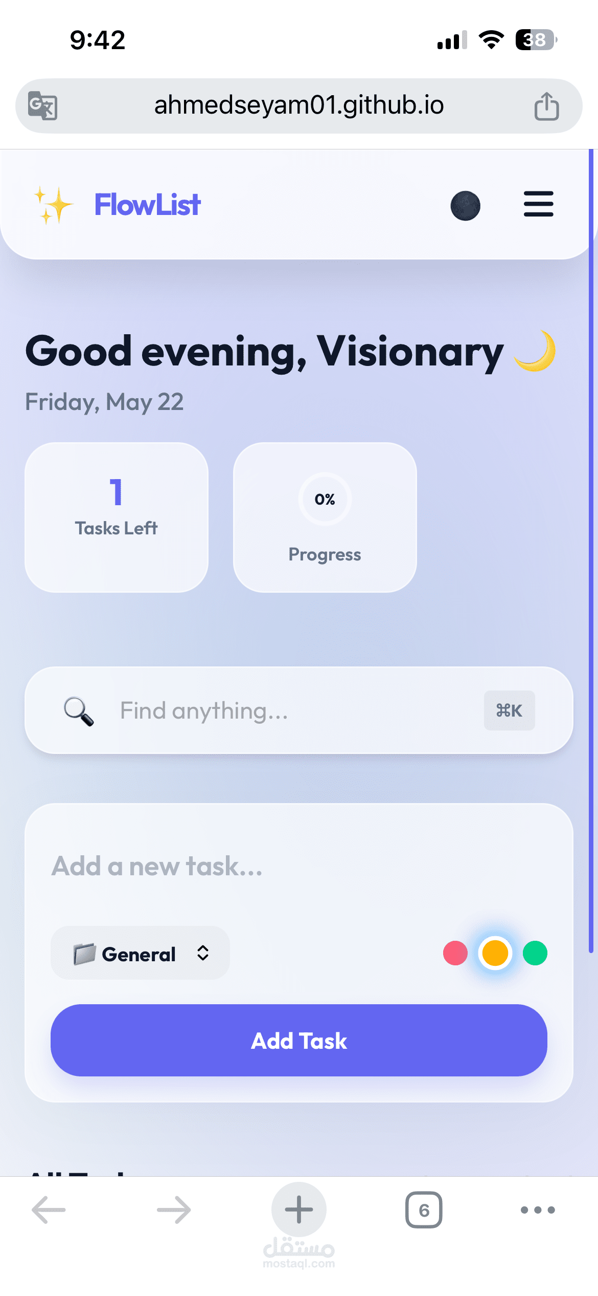 https://ahmedseyam01.github.io/ToDoList/