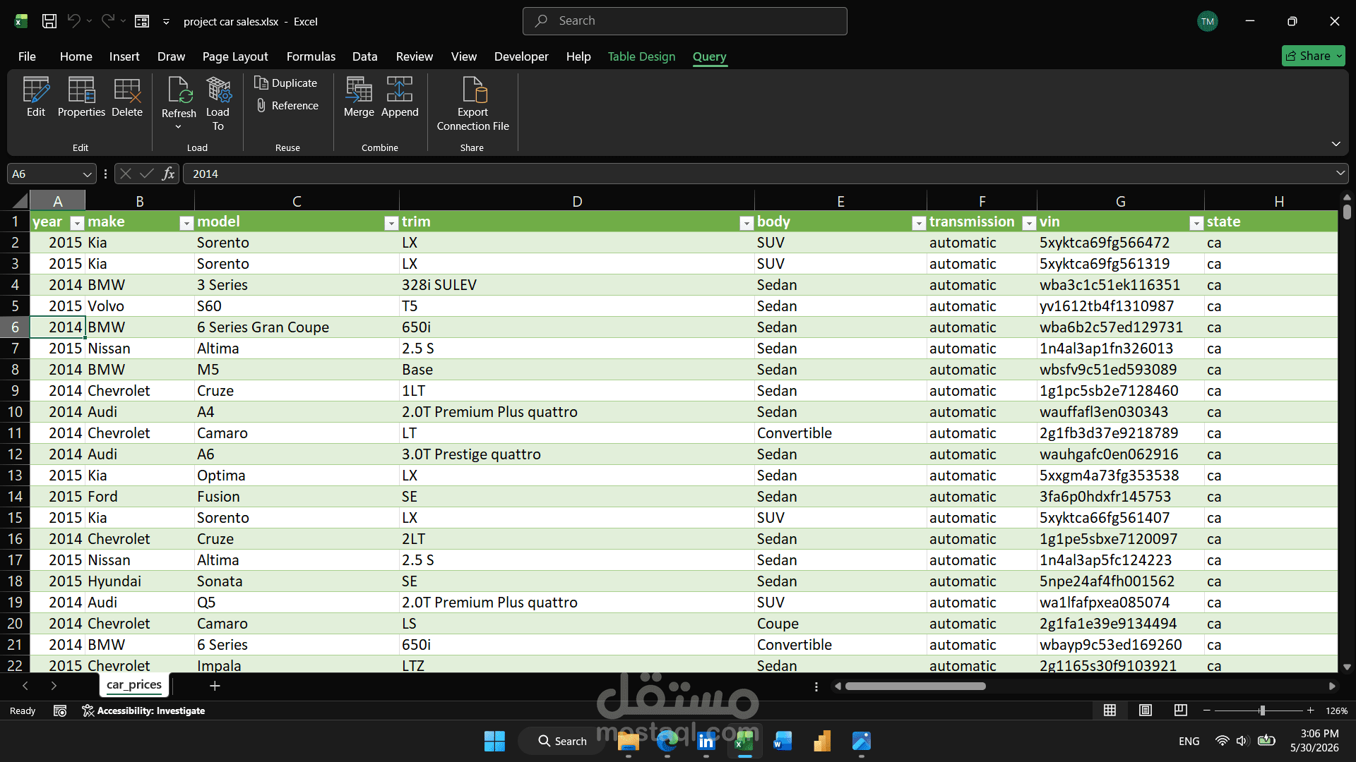 Automated Reporting System