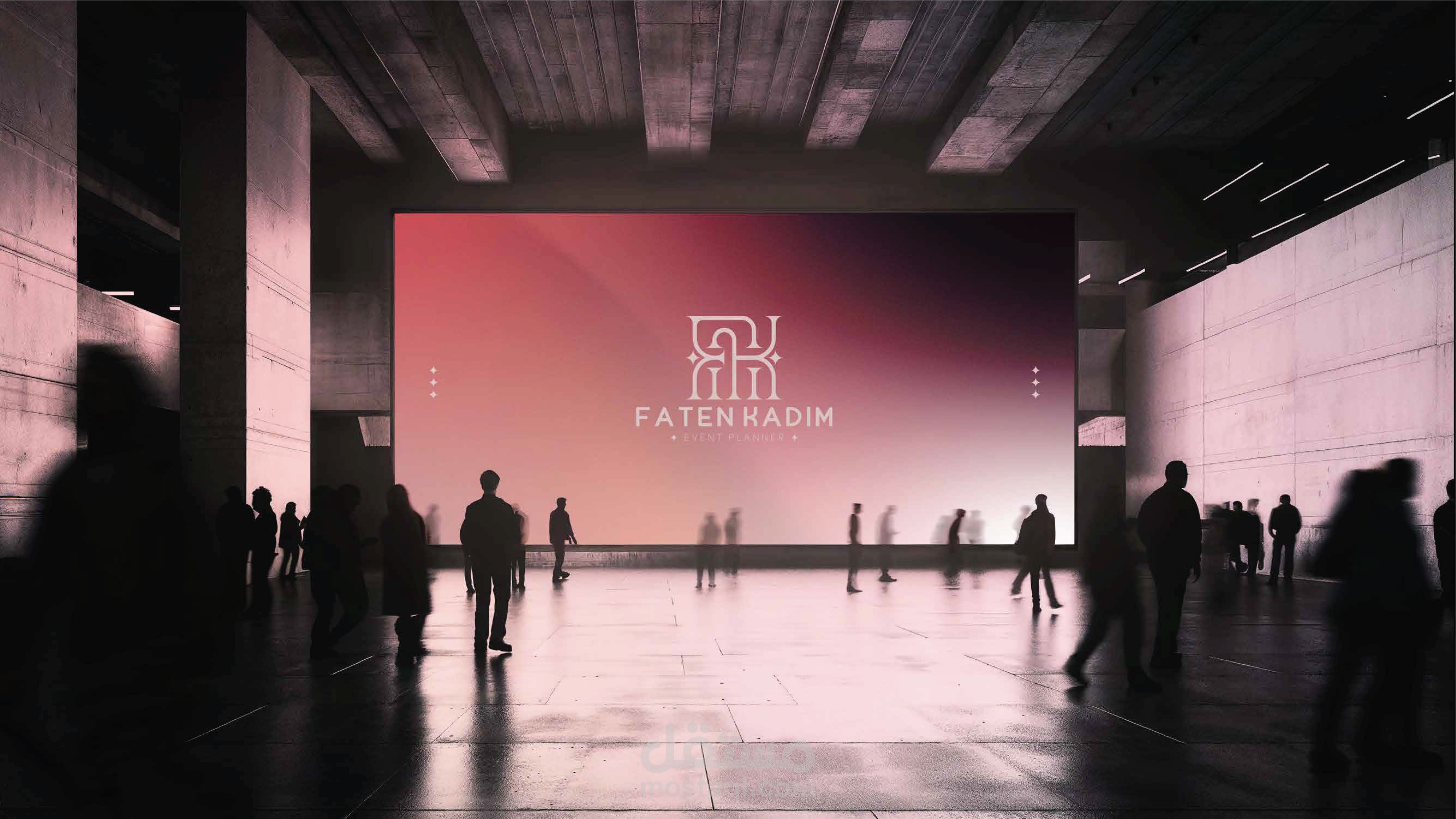FATEN KADIM EVENT PLANNER LOGO BRANDING