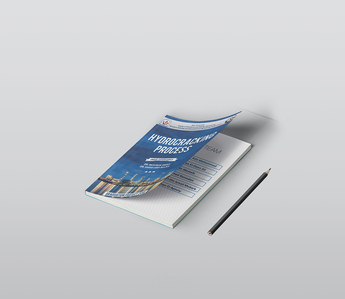 كتاب عن مشروع تخرج لقسم هندسة التكرير والبتروكيماويات