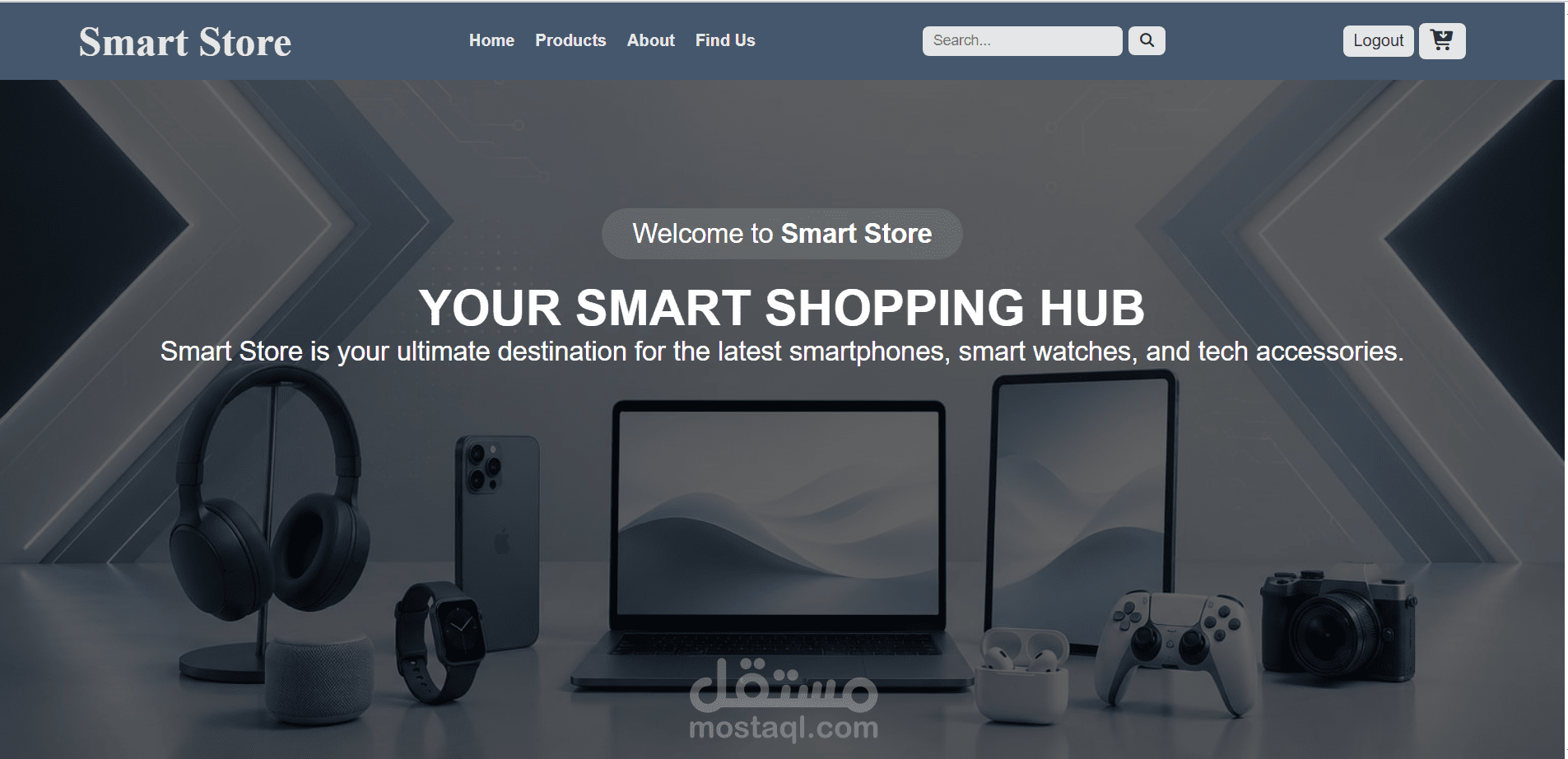 Smart Store | Responsive Online Store for Electronic Products
