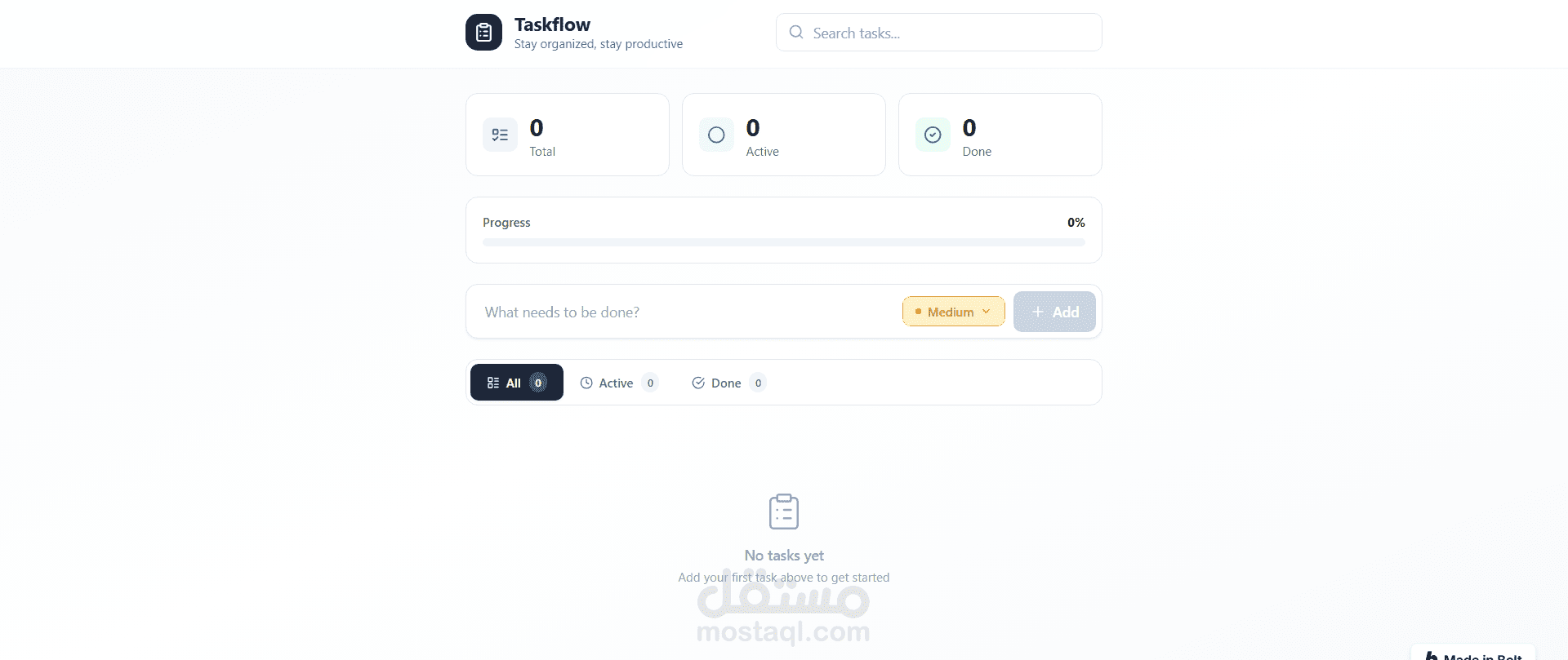 TaskFlow | Responsive Task Management Web App
