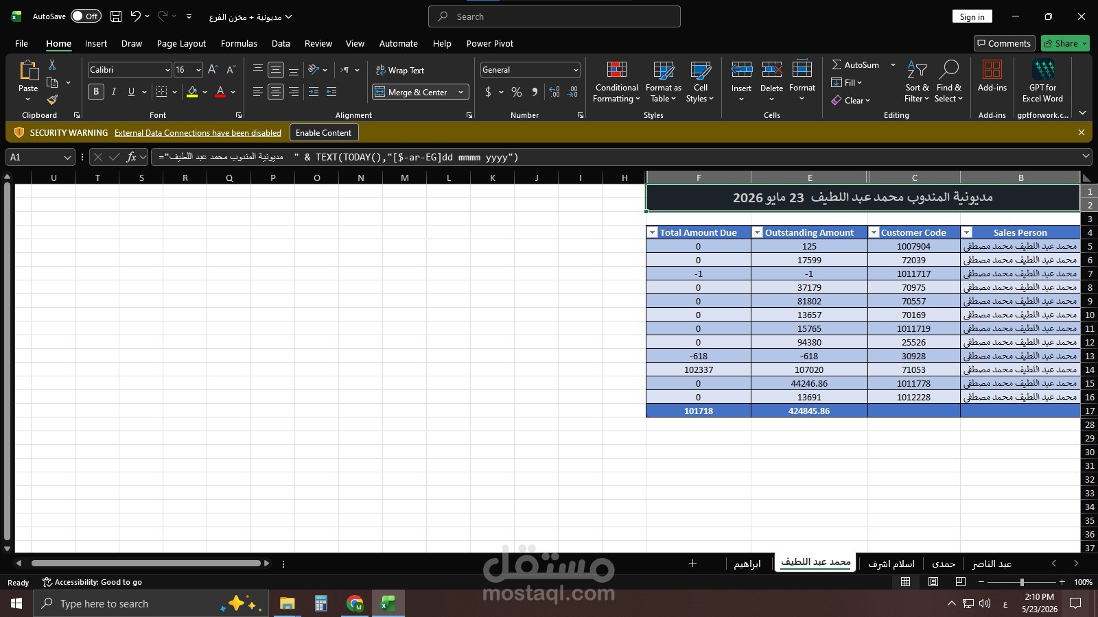 Power query
