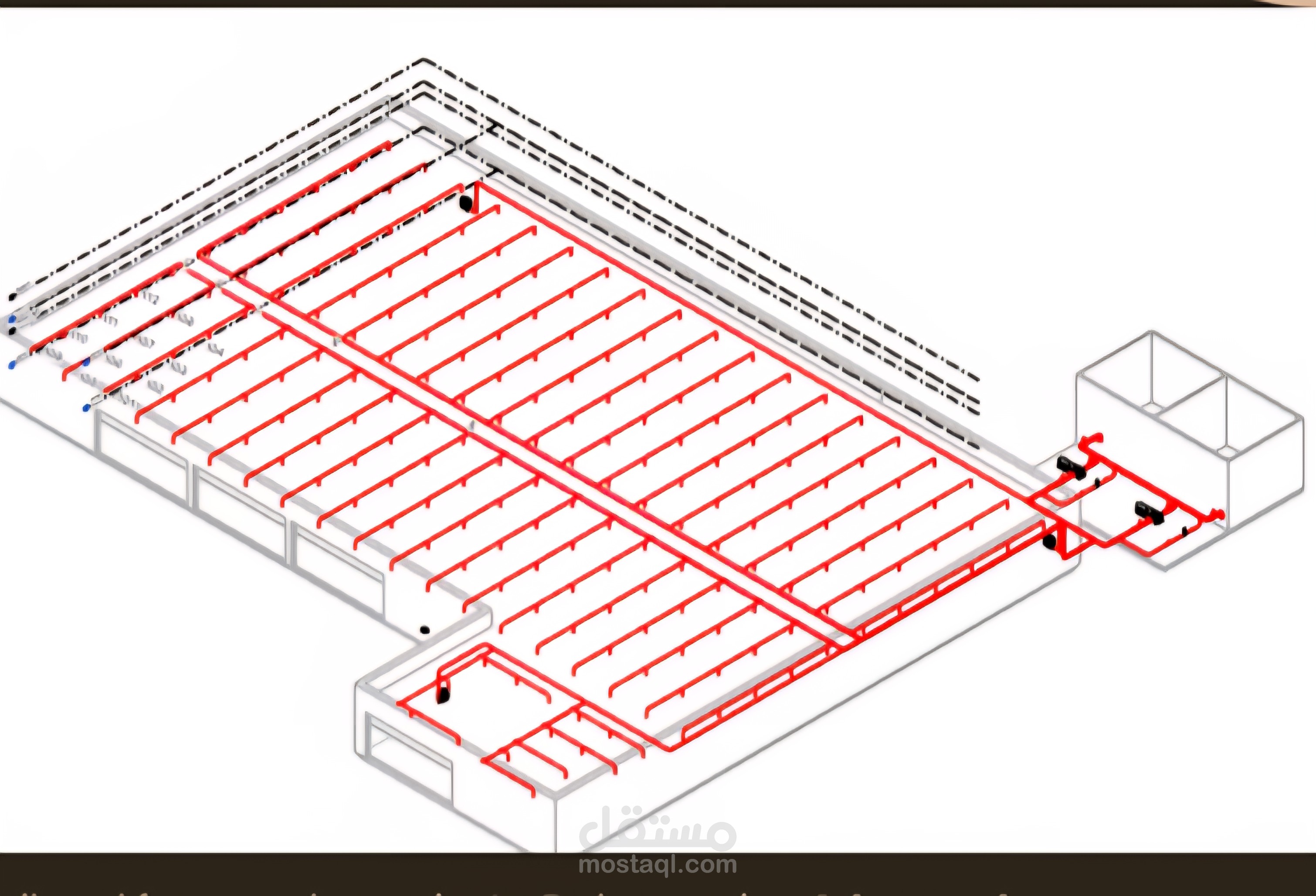 Firefighting System Design for a Supermarket
