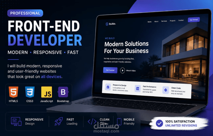 Front-End Developer | HTML, CSS, JavaScript & Bootstrap