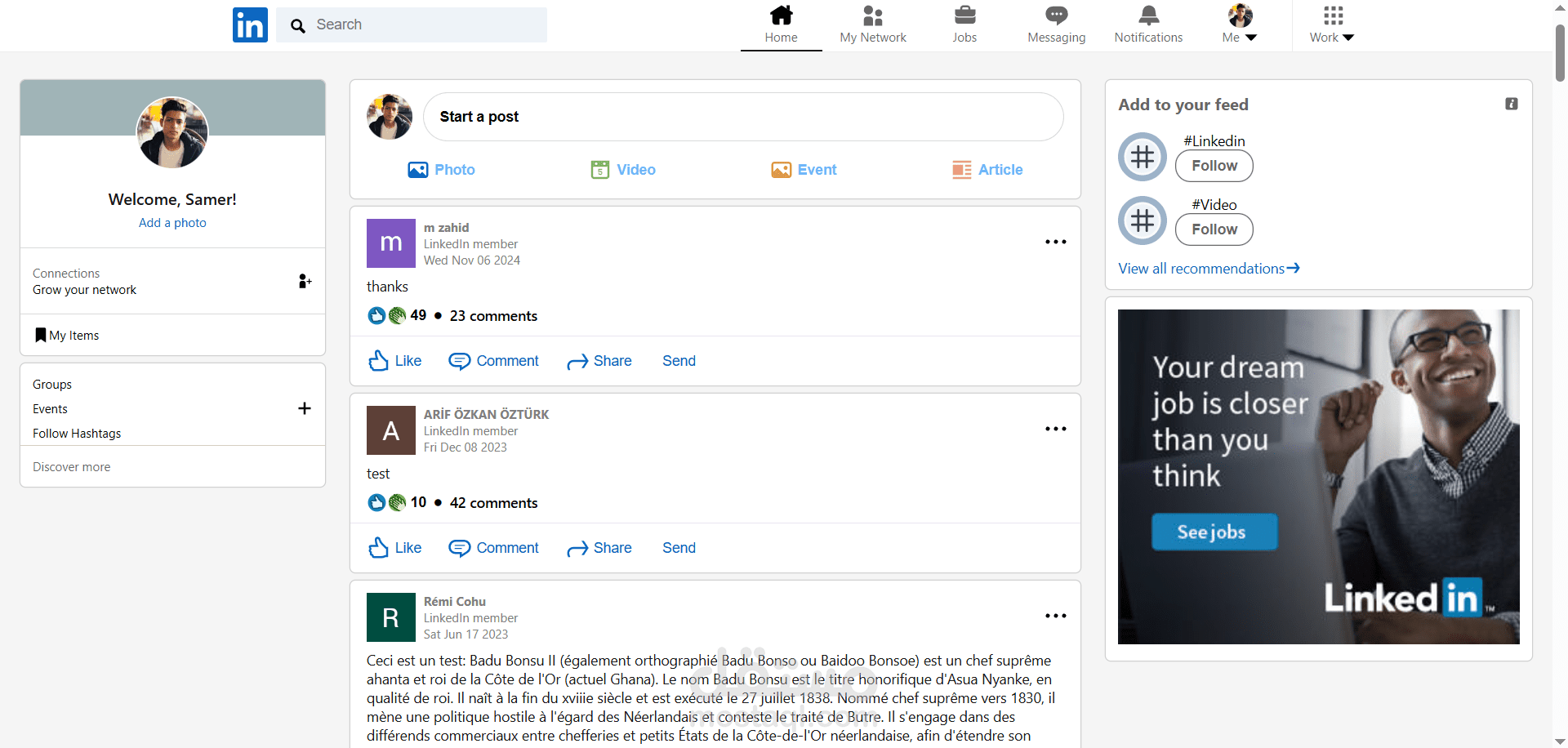 LinkedIn Clone
