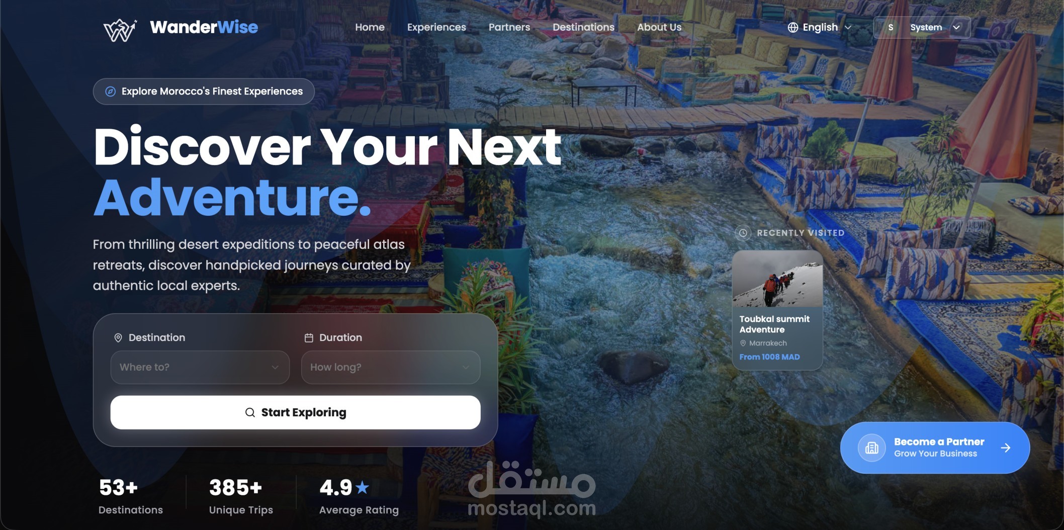 WanderWise – منصة ذكية لتخطيط وتنظيم السفر