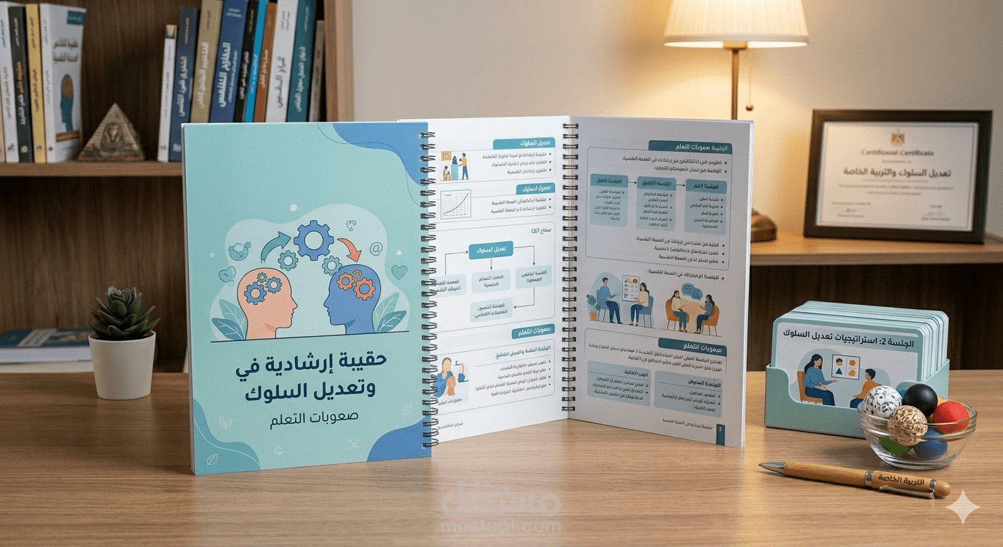 برنامج تدريبي لتعديل السلوك وتنمية مهارات أطفال صعوبات التعلم والتربية الخاصة