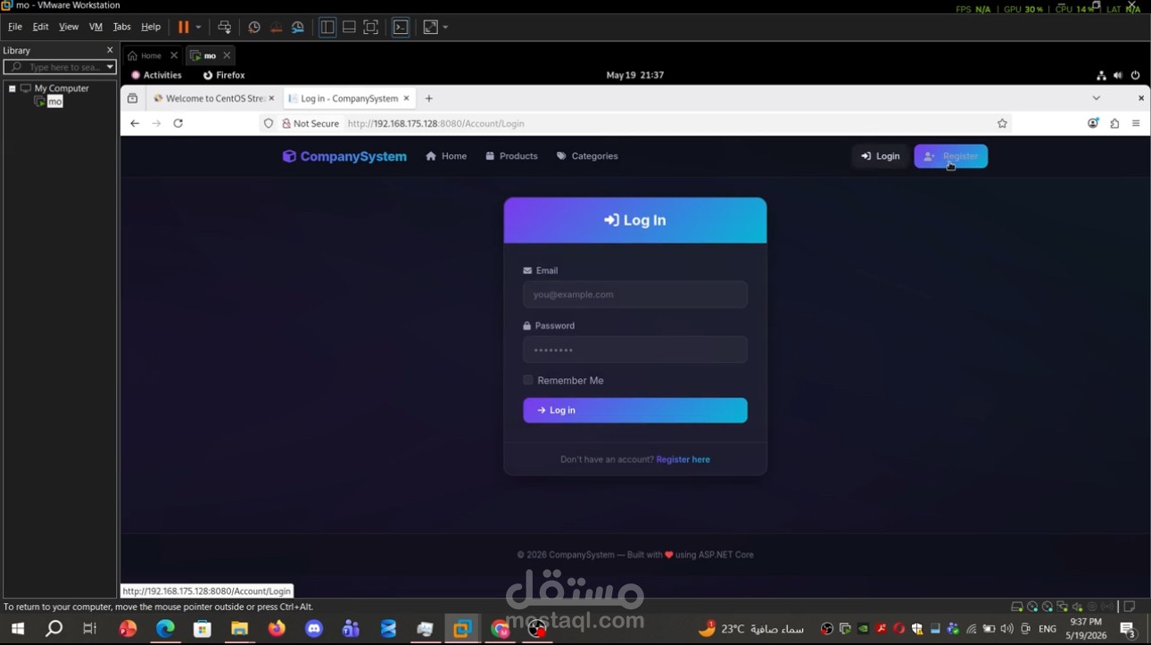 Containerizing and Deploying a .NET 9 MVC Application Using Docker on Linux VM