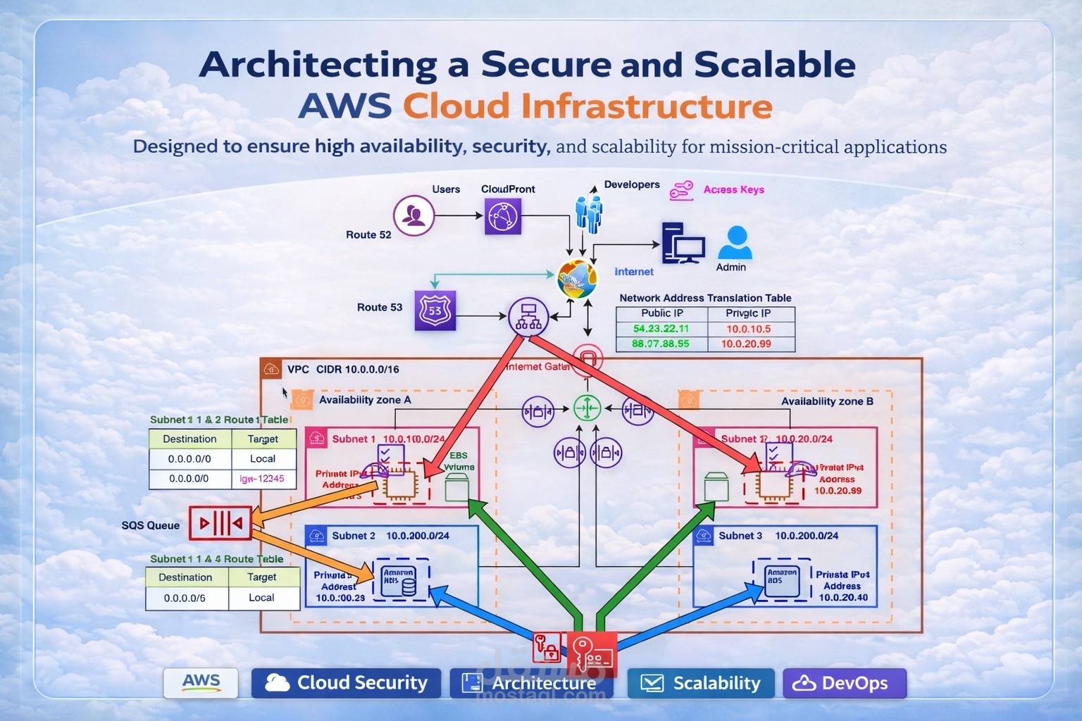 AWS Cloud Architect – Multi-Tier Web Application Design & Deployment