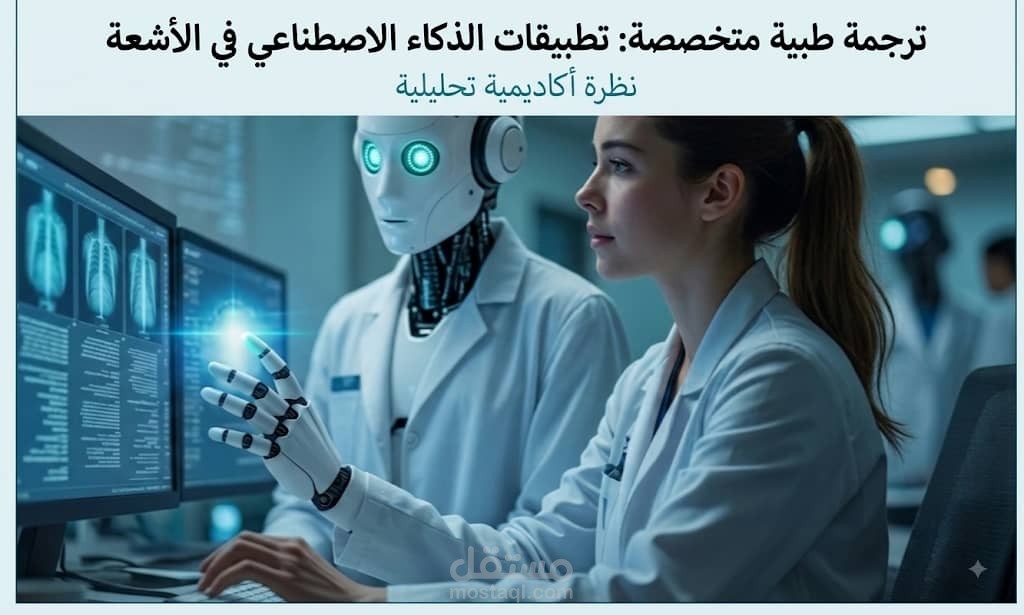 ترجمة طبية اكاديمية : الذكاء الاصطناعي في التشخيص الشعاعي