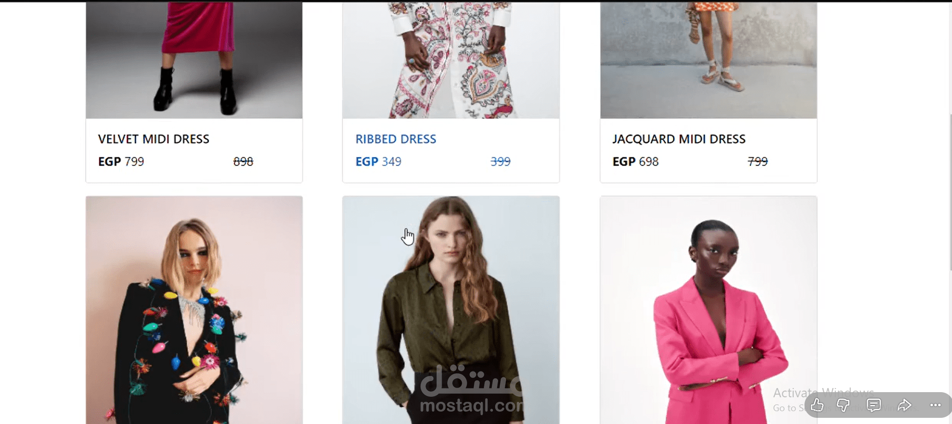 EShop website