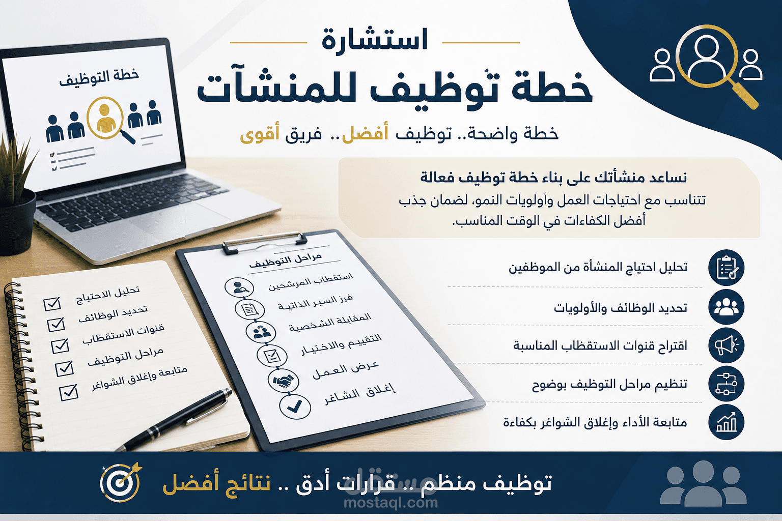 استشارة إعداد خطة توظيف للمنشآت