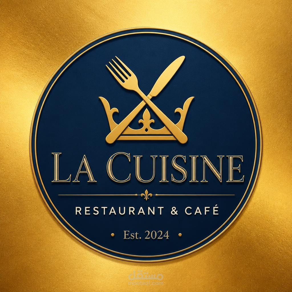La Cuisine – الهوية البصرية الكاملة لمطعم ومقهى أوروبي فاخر