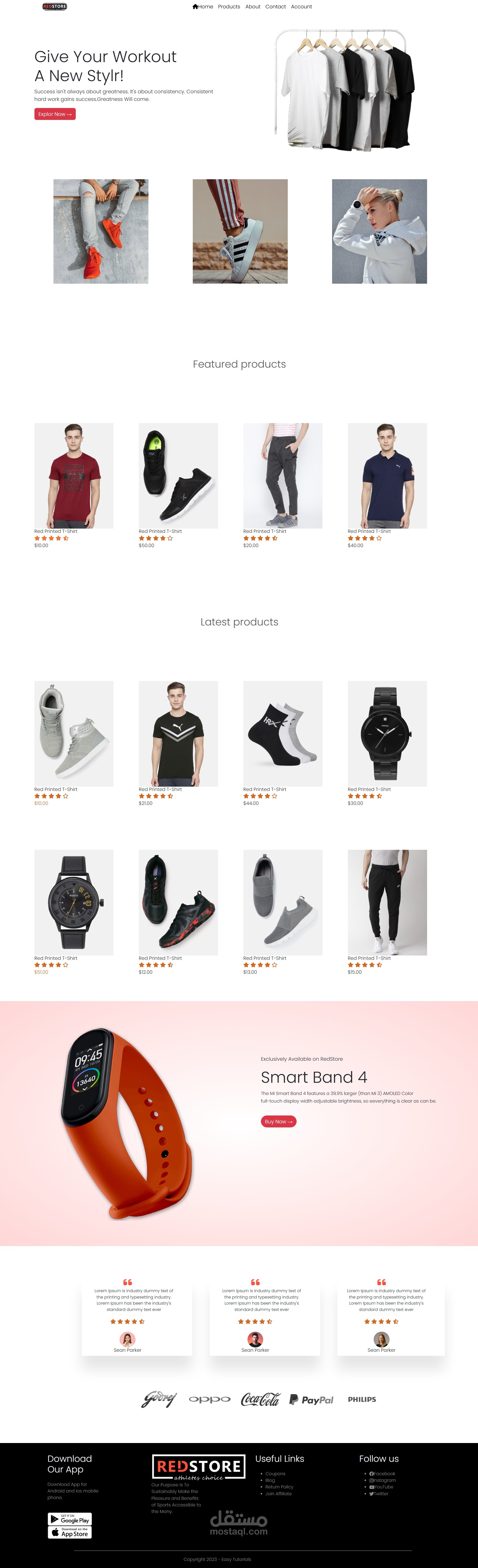 Fashion Clothing Store Website