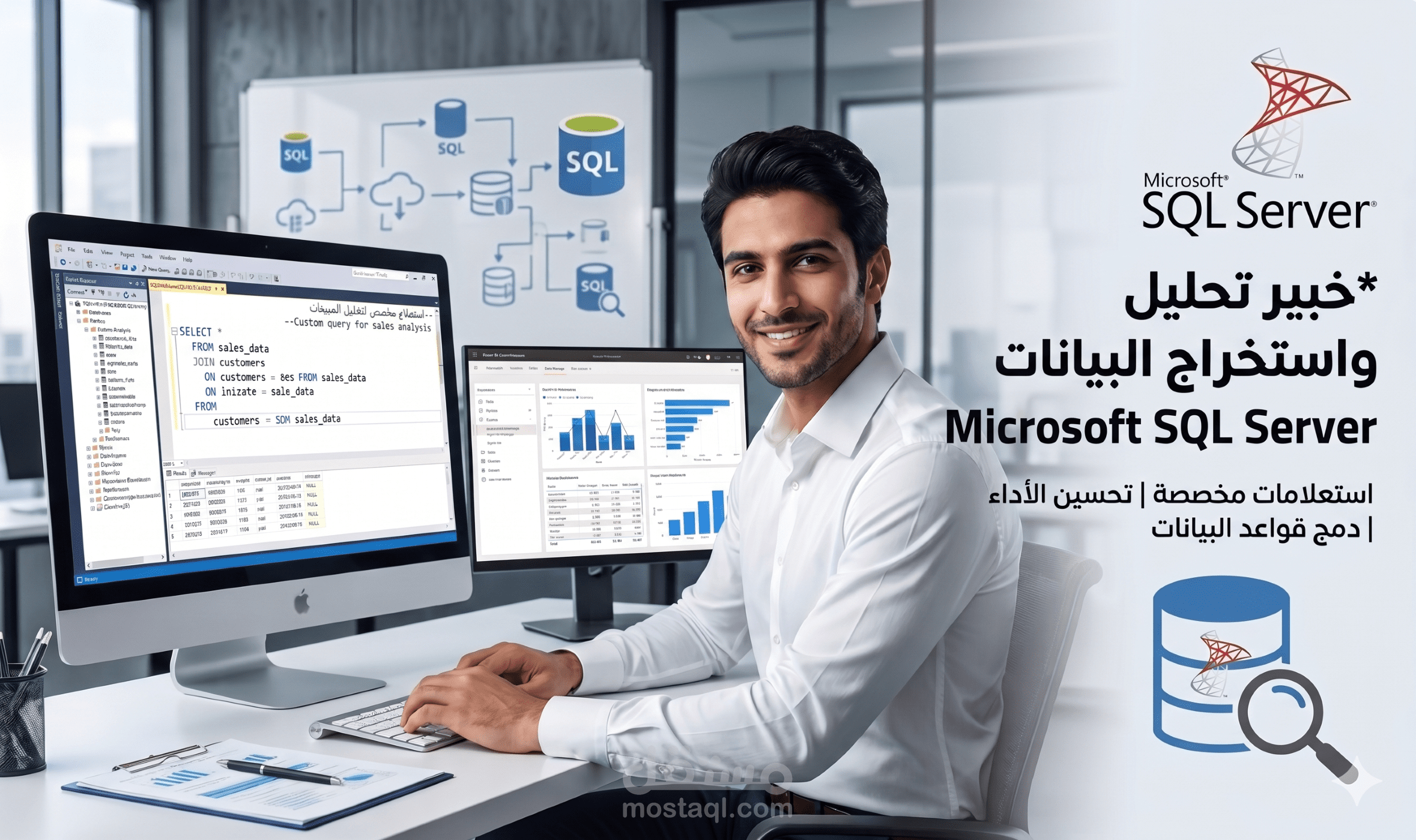 لوحة معلومات شاملة لتحليل بيانات عيادة طبية باستخدام SQL