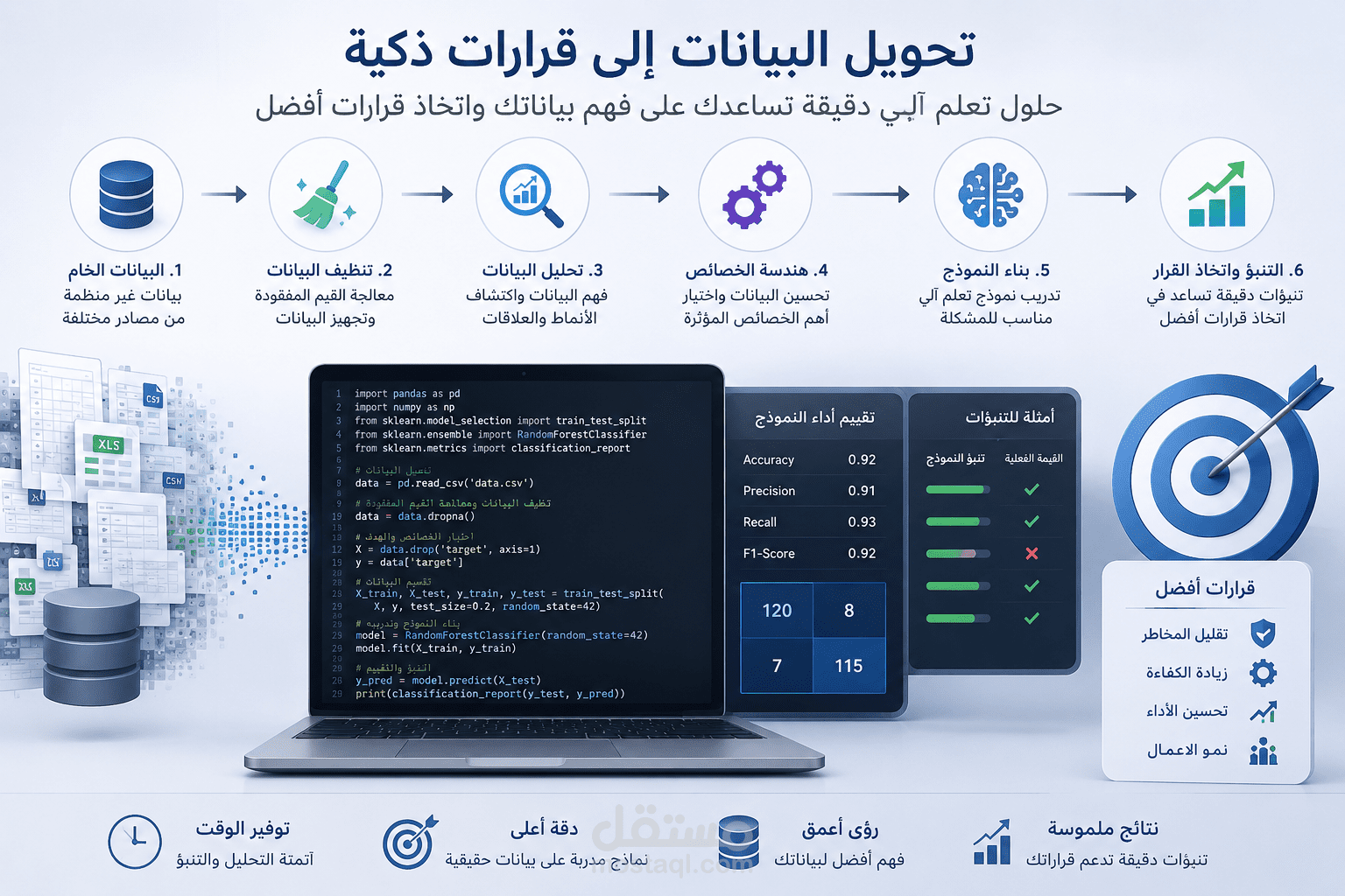 تطوير وبناء نموذج تعلم آلي باستخدام Python