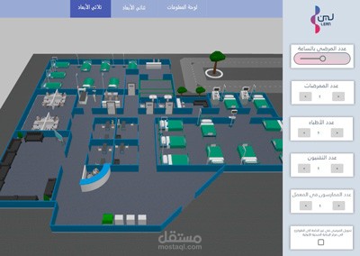 محاكاة قسم طوارئ مستشفى
